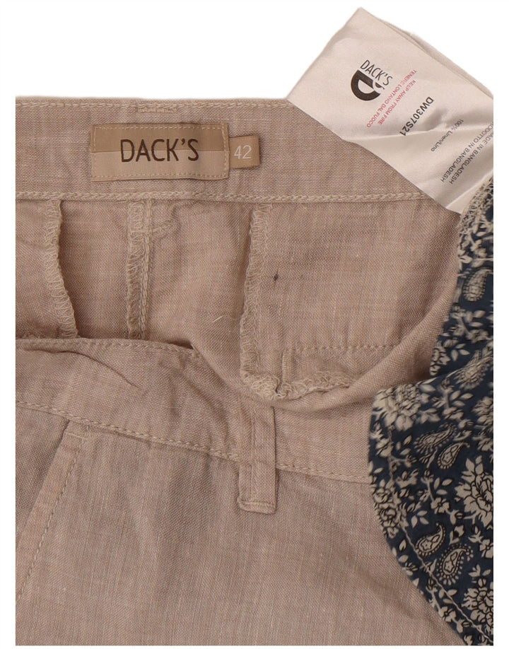 Dacks Herre Chino Shorts US 42 Large W32 Beige Linen