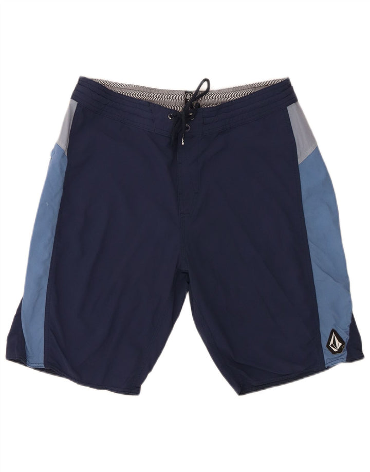 Volcom Badeshorts til mænd Medium Navy Blue Colourblock