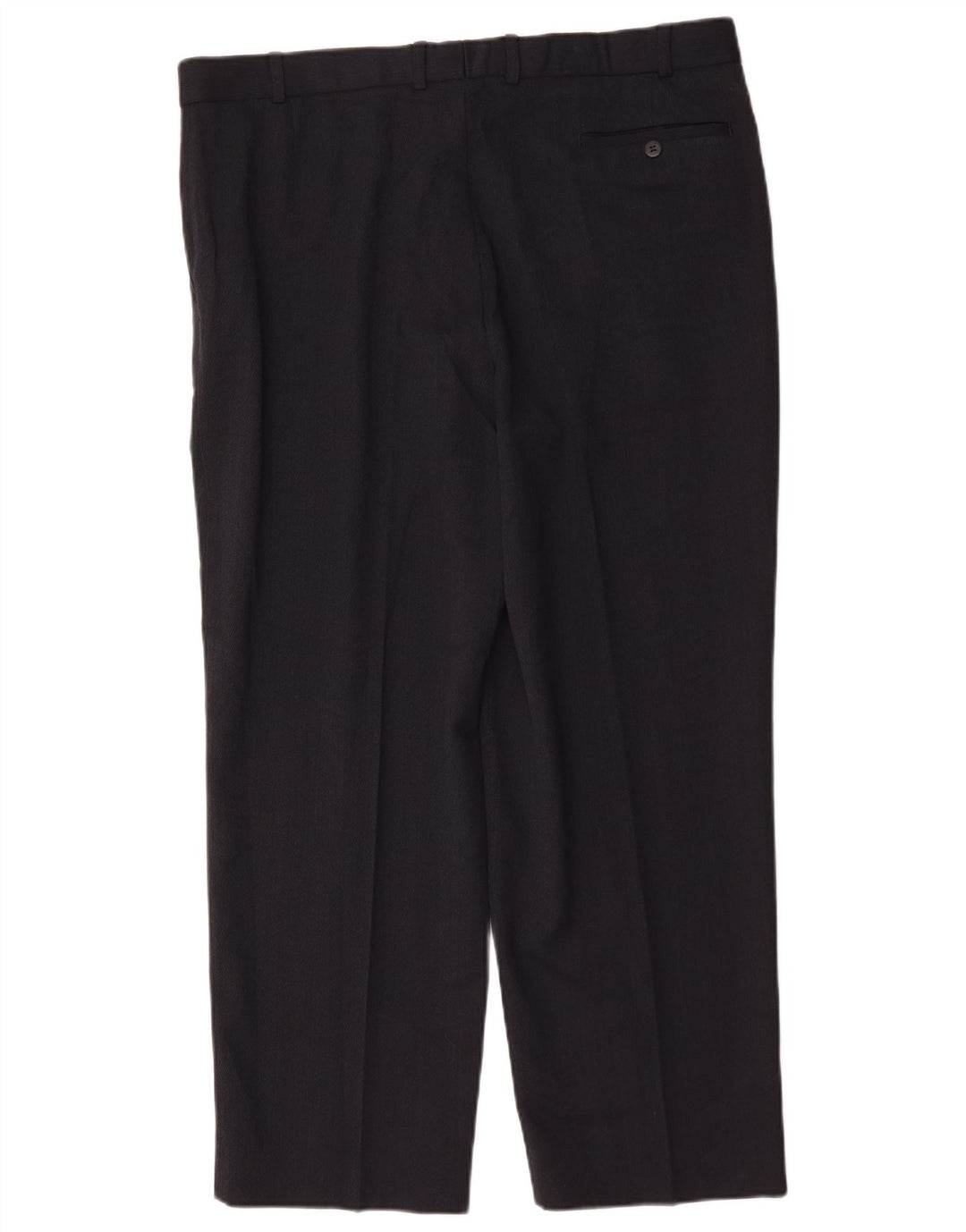 Marks & Spencer Straight Suit bukser til mænd W40 L29 Marineblå polyester