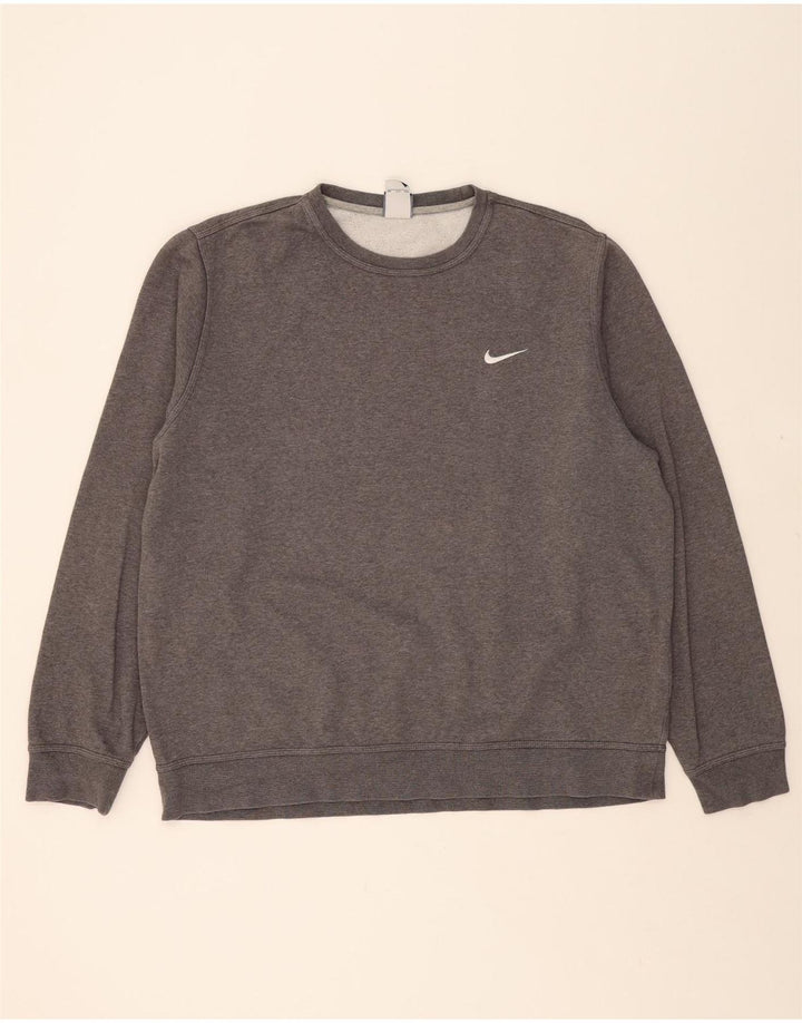 NIKE Mens Sweatshirt Jumper 2XL Grey Cotton Vintage Nike and Second-Hand Nike from Messina Hembry 