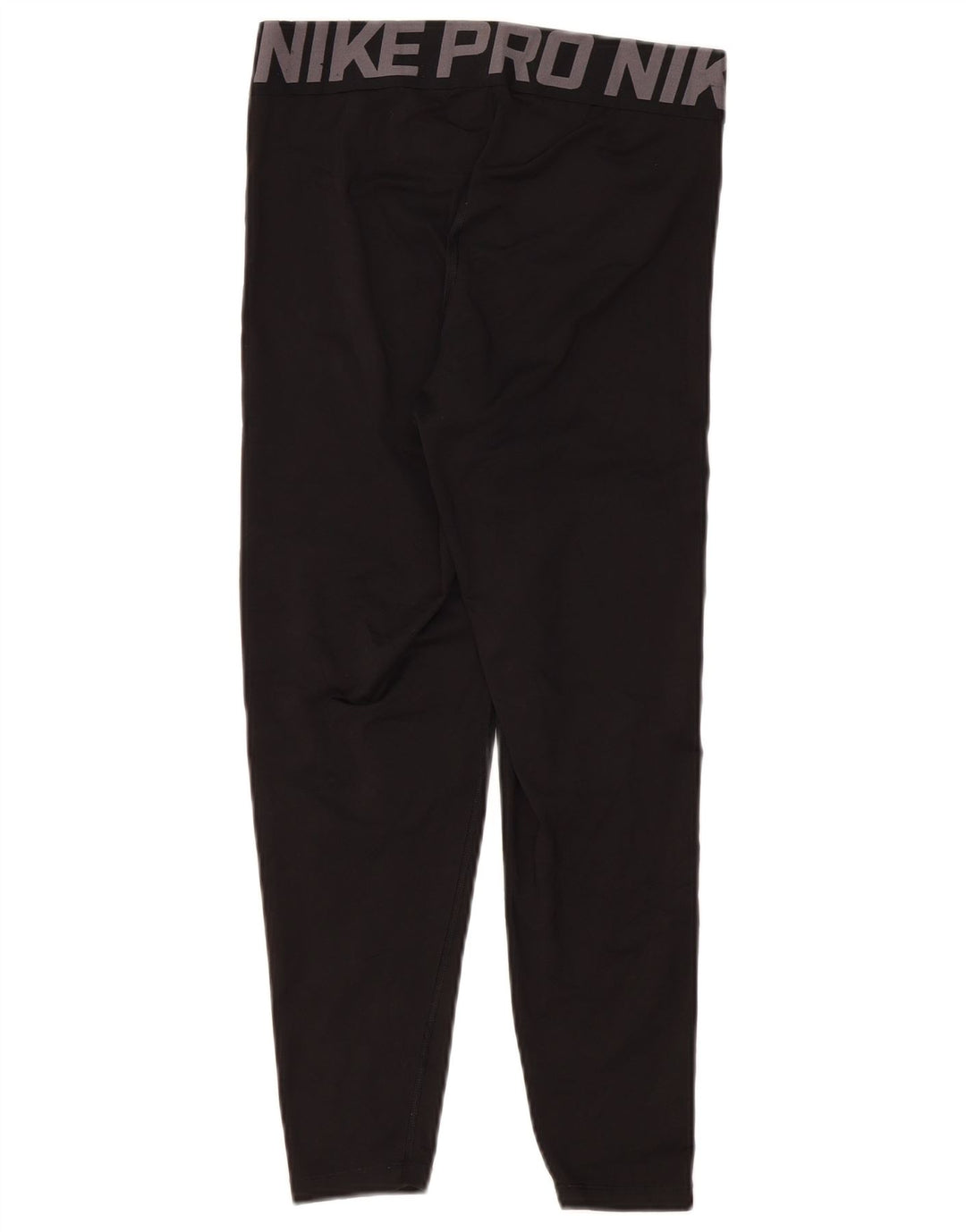 NIKE Dri Fit grafiske leggings til kvinder UK 10 Lille sort polyester