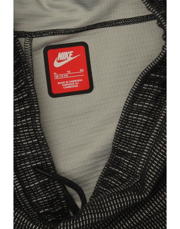 Nike træningsdragt til drenge Bukser Joggers 13-14 år XL sort ternet polyester