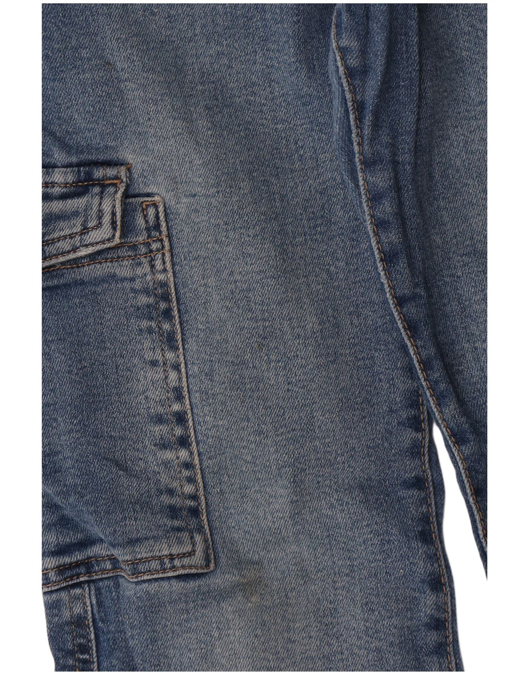Zara Girls Cargo Bootcut Jeans 9-10 år W26 L25 Blå