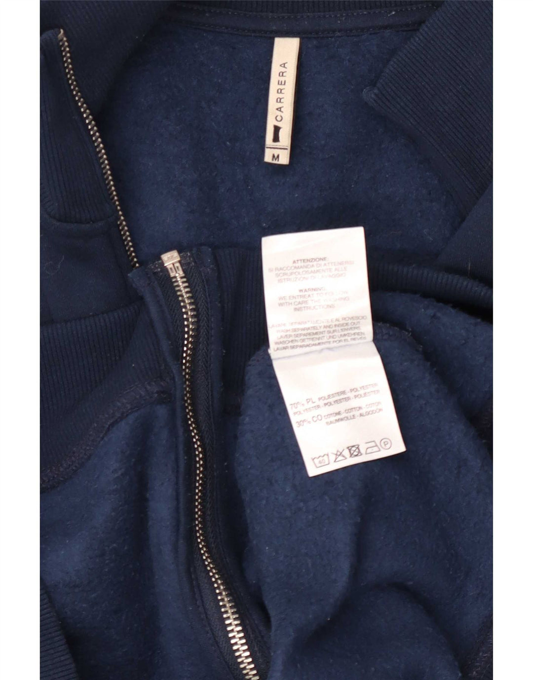 Carrera træningsdragt topjakke til kvinder UK 14 Mellem marineblå polyester