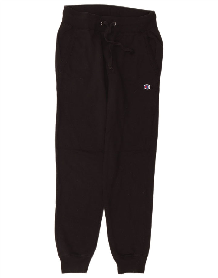 Champion Womens træningsdragt Bukser Joggers UK 10 Small Black Polyester