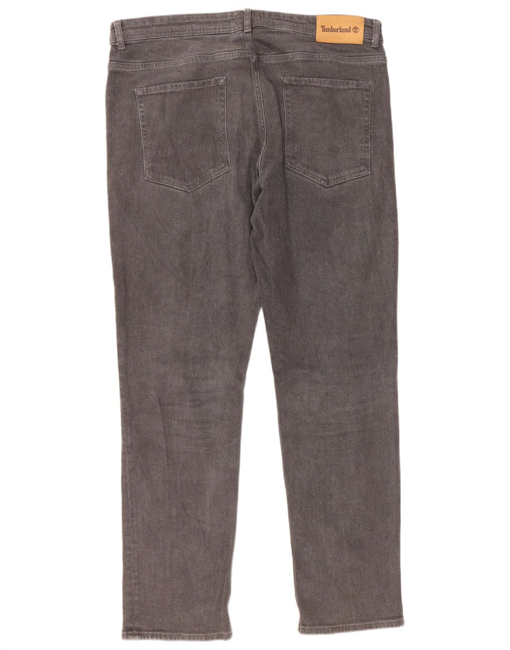 Timberland Herre Stretch Slim Jeans W38 L32 Grå Bomuld