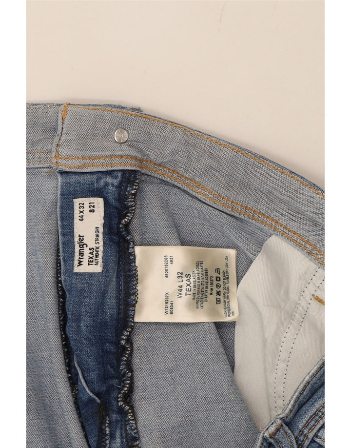 WRANGLER Texas Straight Jeans til kvinder W44 L32 blå bomuld