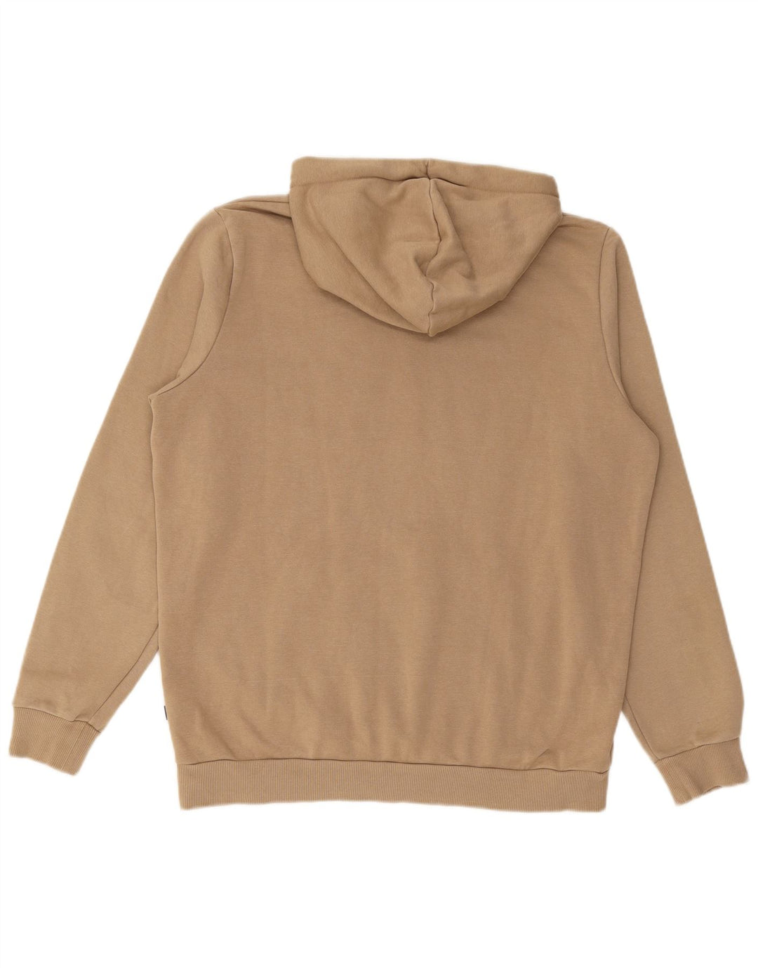 PUMA Grafisk hættetrøje til mænd Medium Beige Bomuld