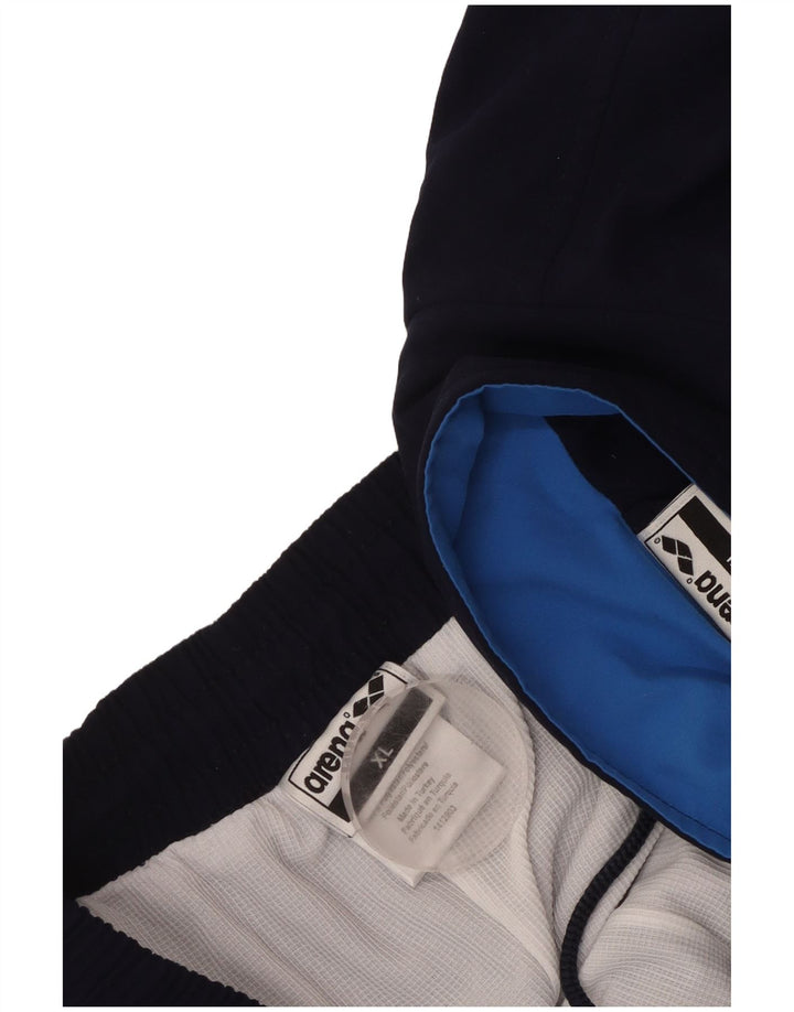 Arena Herre grafisk hel træningsdragt XL Marineblå Colourblock Polyester