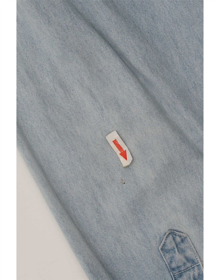 Lee Herre Yankees Denim skjorte Medium Blue Bomuld