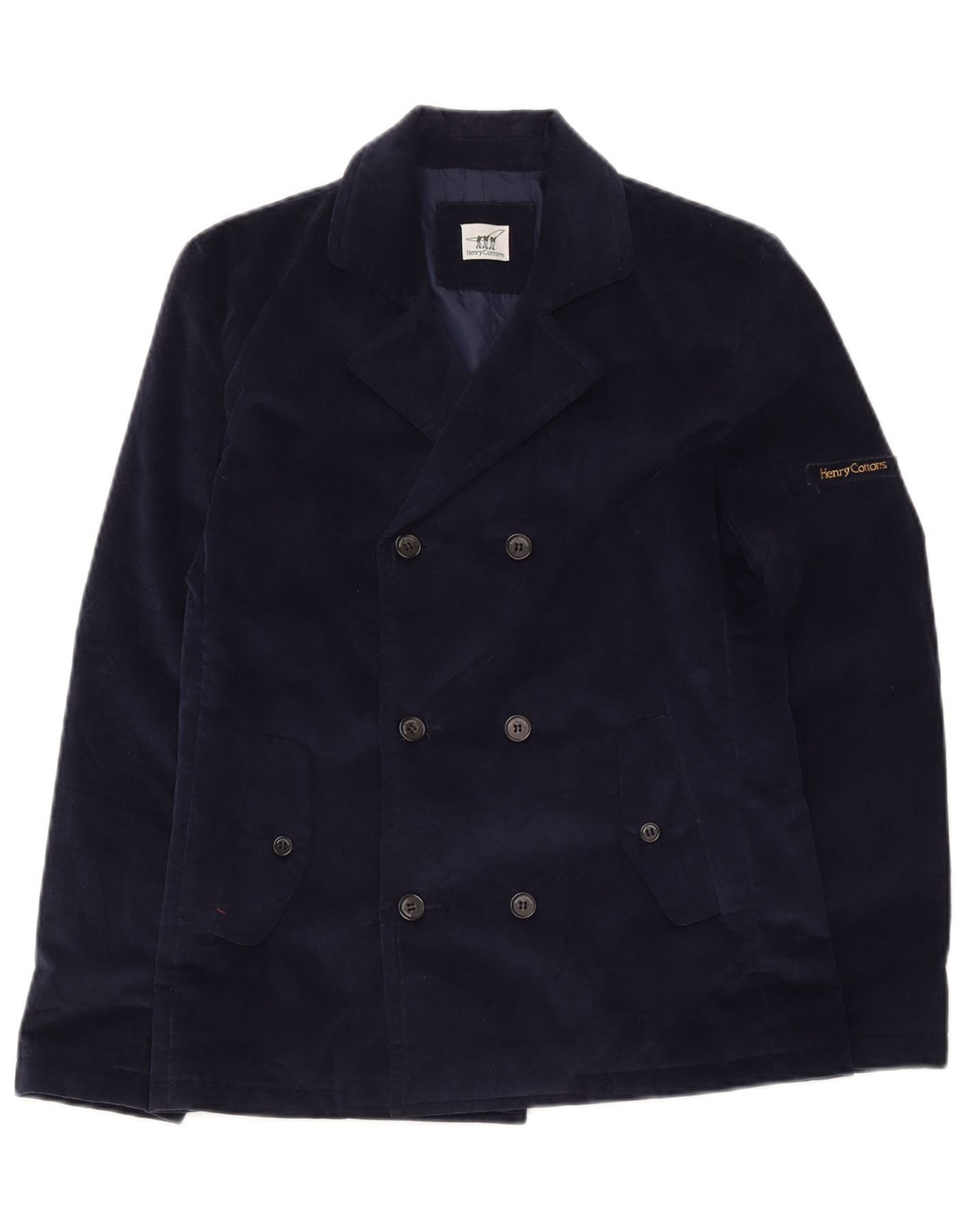 Henry Cottons Boys Pea Coat 13-14 år Marineblå bomuld