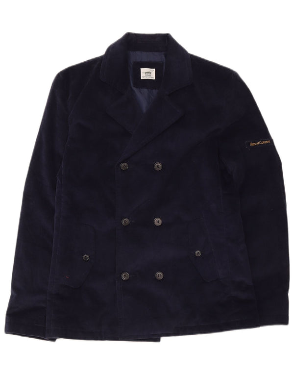 Henry Cottons Boys Pea Coat 13-14 år Marineblå bomuld