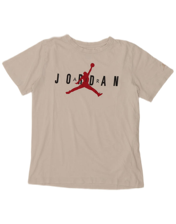 Jordan Boys Grafisk T-Shirt Top 13-14 år XL Hvid