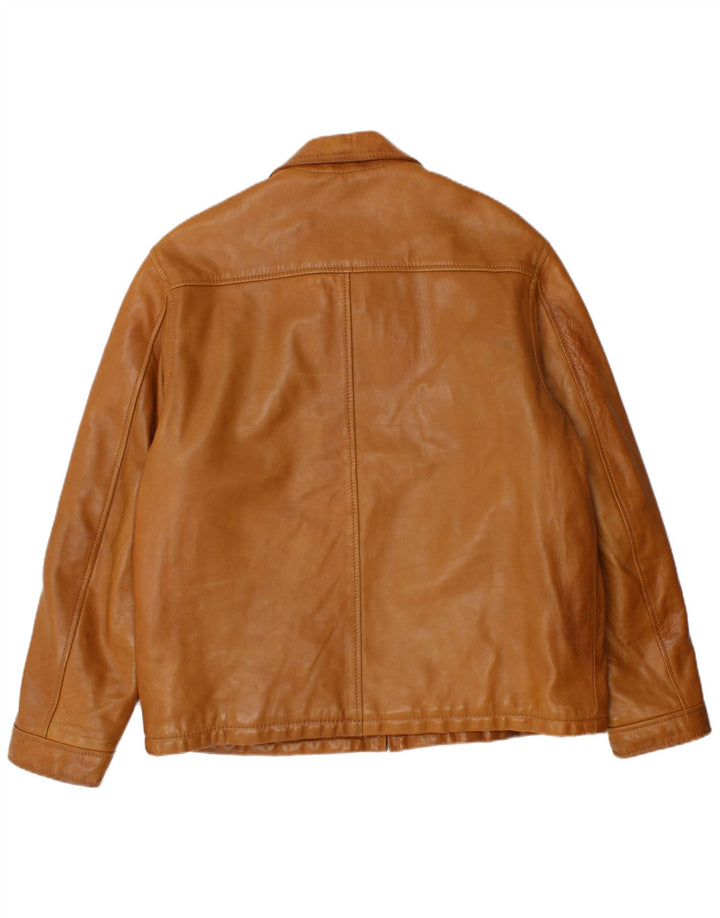 Vintage herre læderjakke UK 40 Stor brunt læder