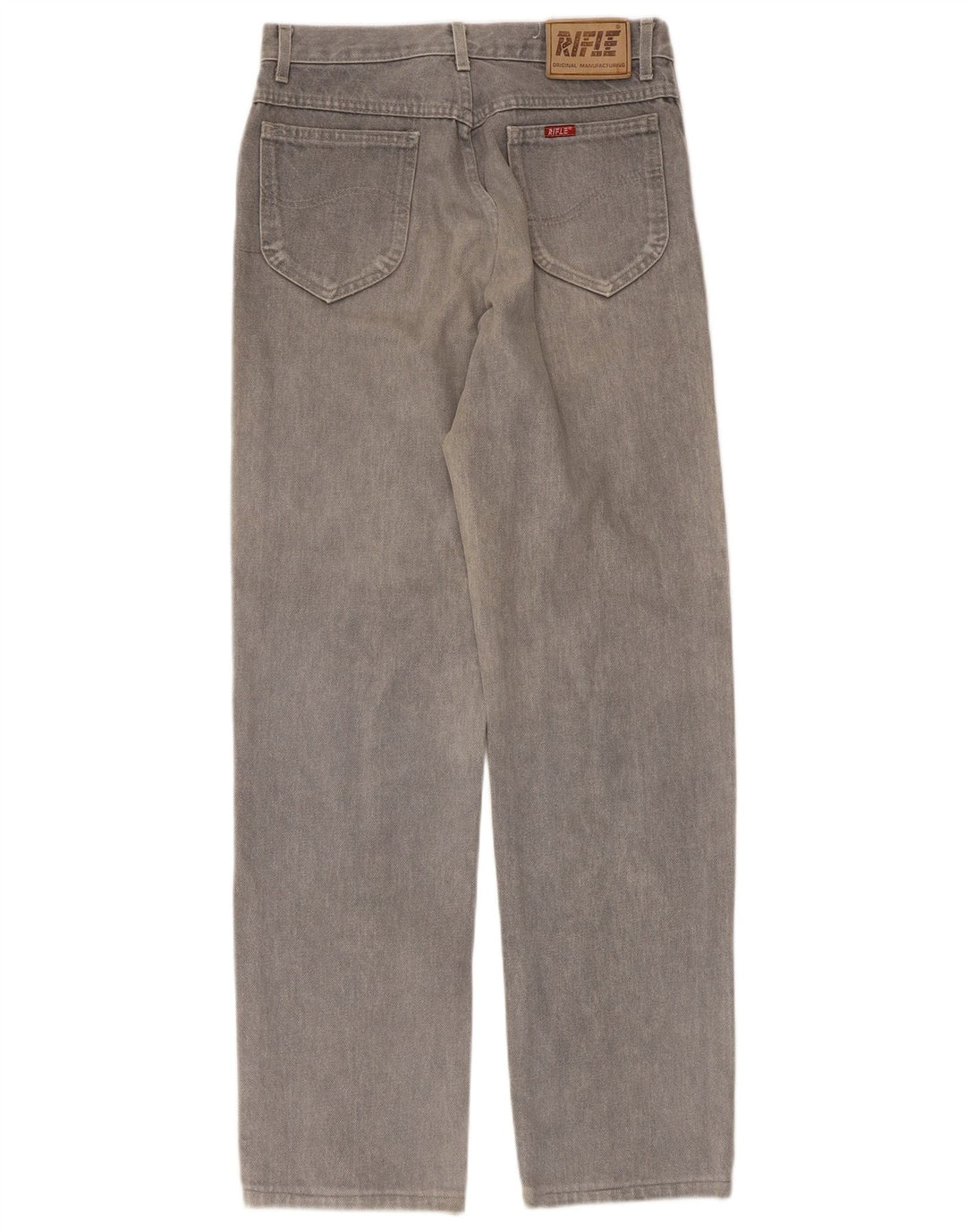 Rifle Herre Straight Jeans W30 L31 Grå Bomuld