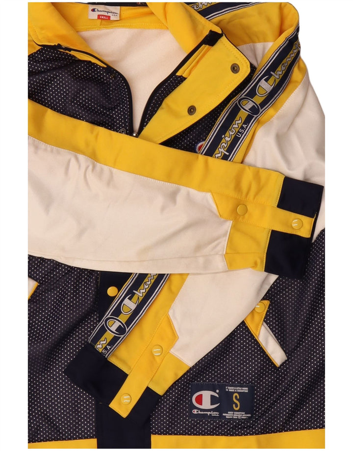 Champion Herre Loose Fit træningsdragt Topjakke Small Navy Blue Colourblock