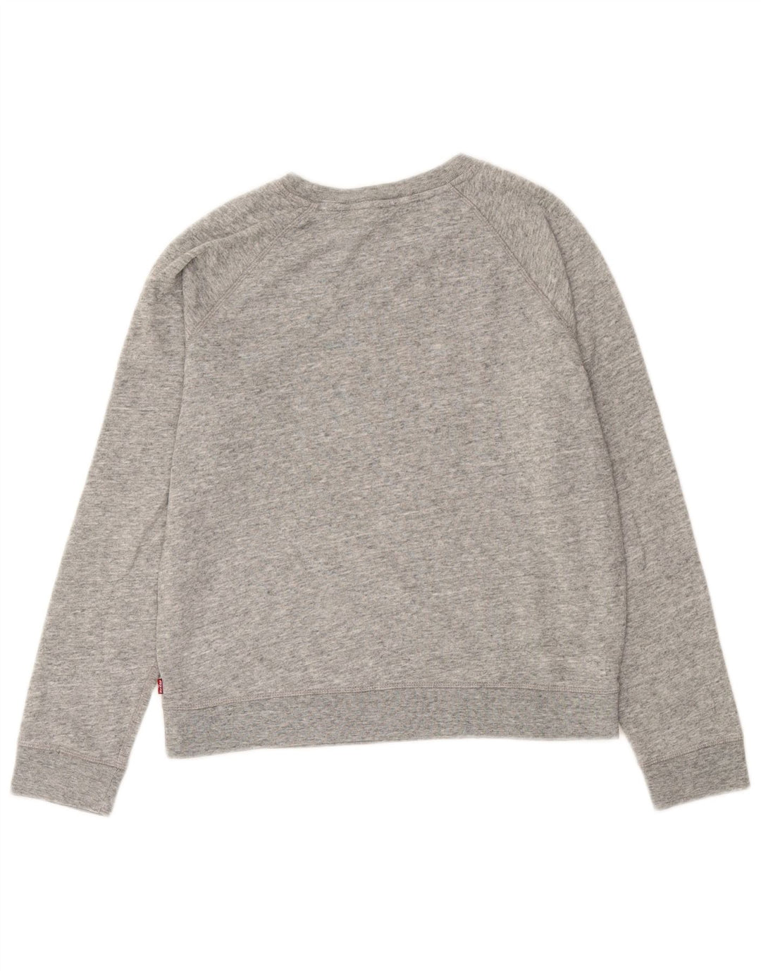 Levi's grafisk sweatshirt til kvinder UK 14 Medium Grå Flecked