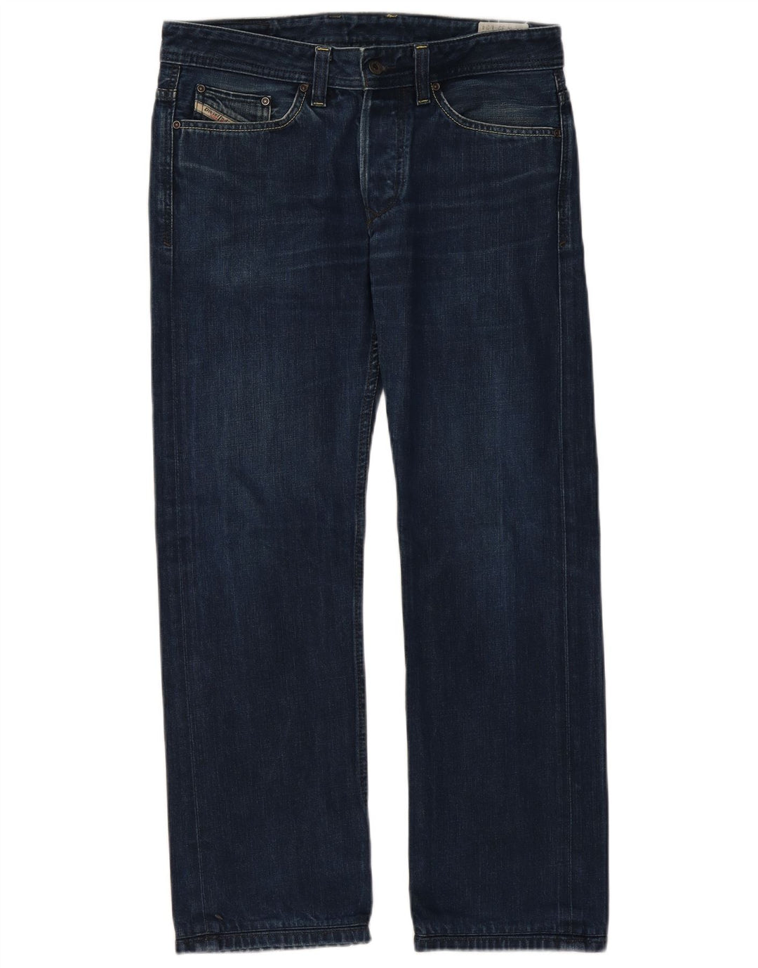 Diesel Dame Viker Straight Jeans W32 L30 Blå Bomuld