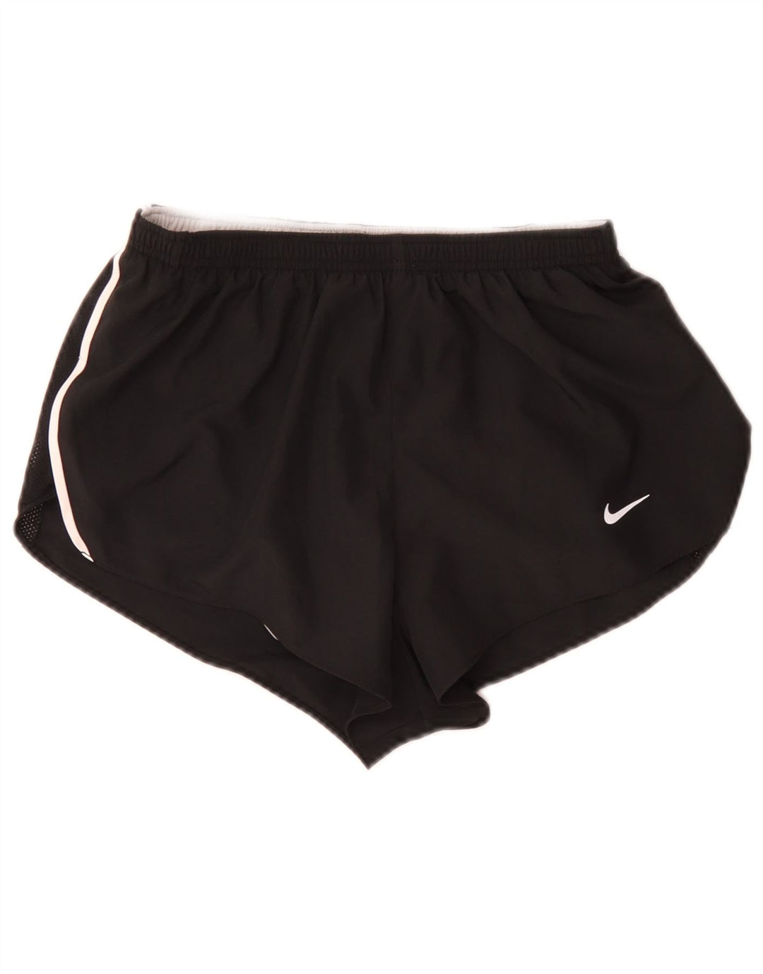 Nike Dame Dri Fit Sport Shorts UK 8 Small Black Polyester