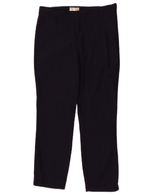 Phase Eight Straight Cropped Damebukser UK 12 Medium W28 L24 Navy Blue