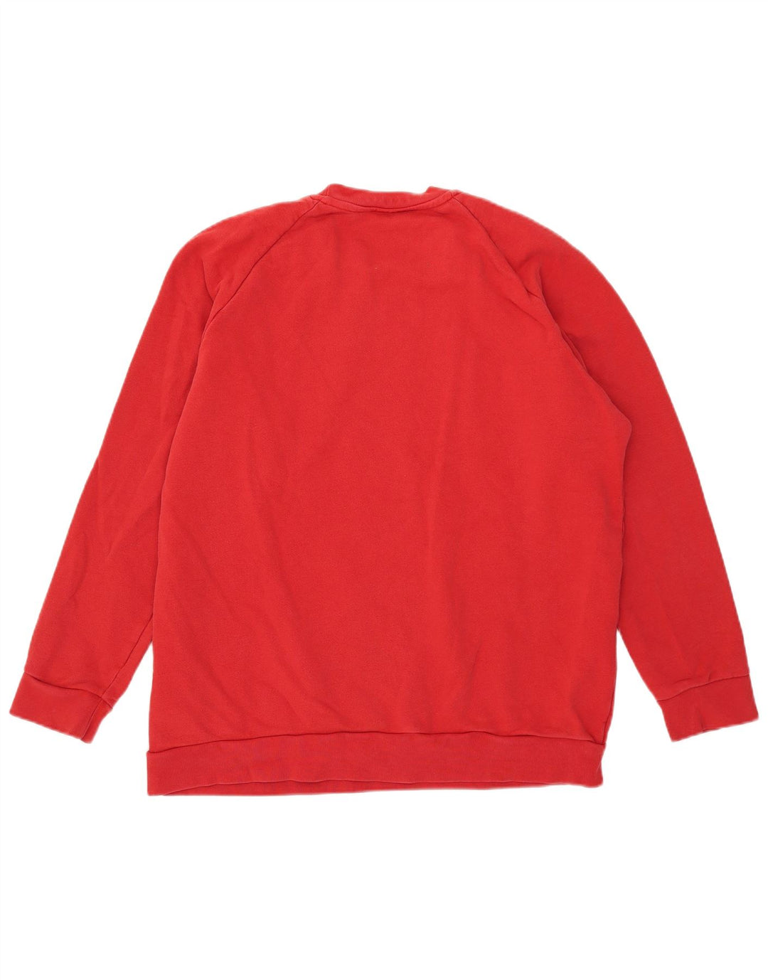 Adidas grafisk sweatshirt til mænd, stor rød bomuld