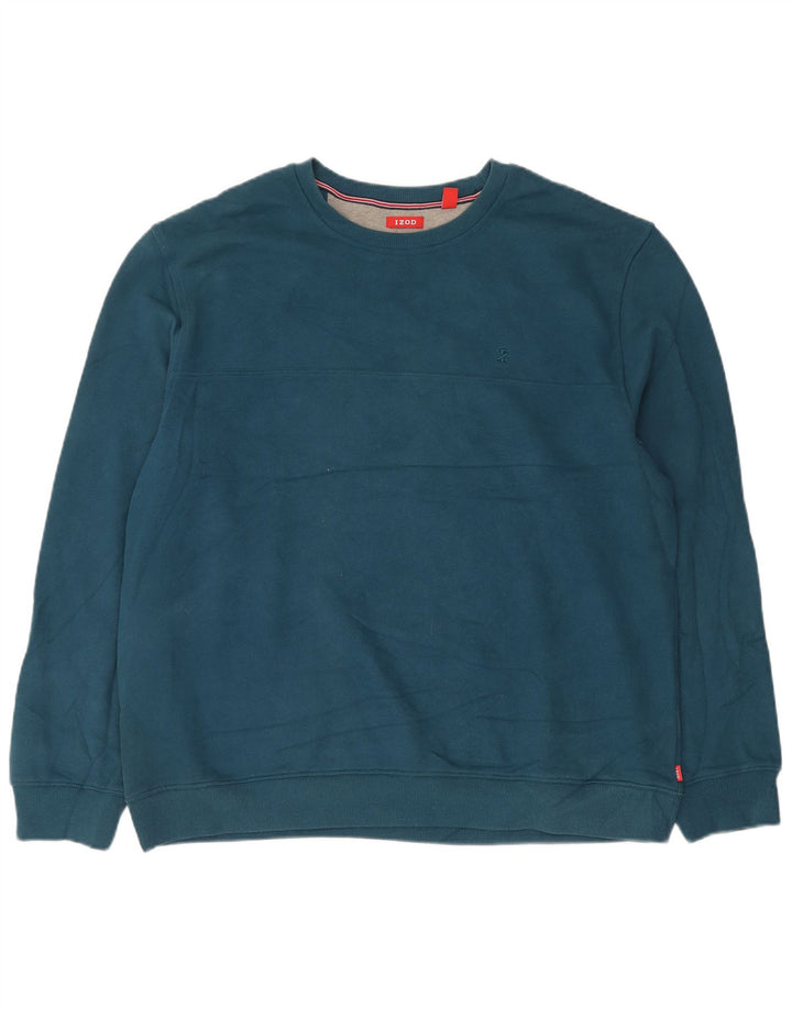 IZOD Sweatshirt til mænd XL Grøn Bomuld