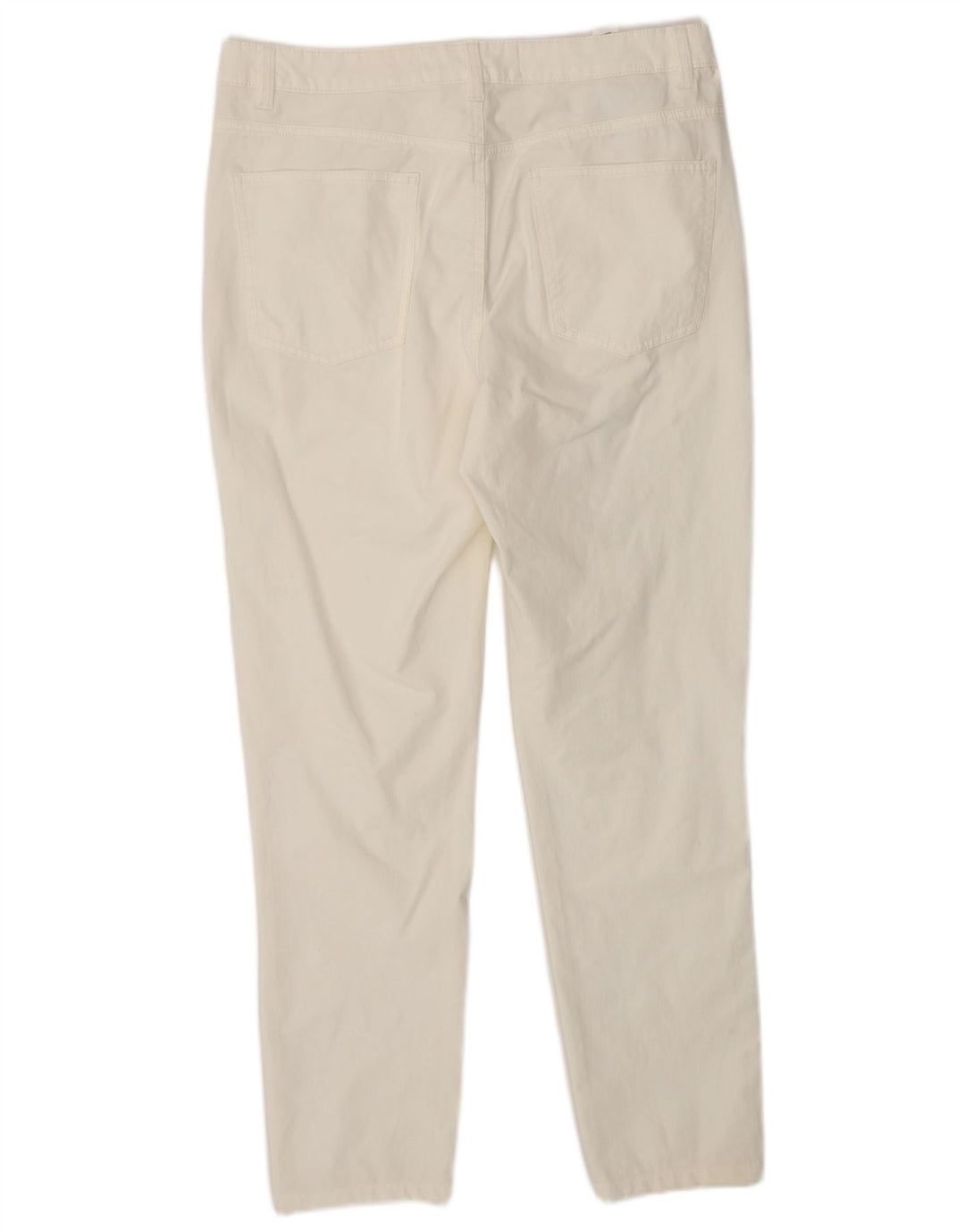 BENETTON Mens Slim Casual Trousers W33 L28  White Cotton Vintage Benetton and Second-Hand Benetton from Messina Hembry 