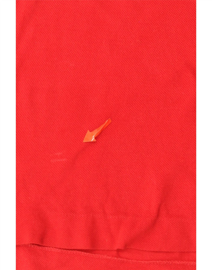 Lacoste Polo Shirt til mænd Str. 7 2XL Rød Bomuld