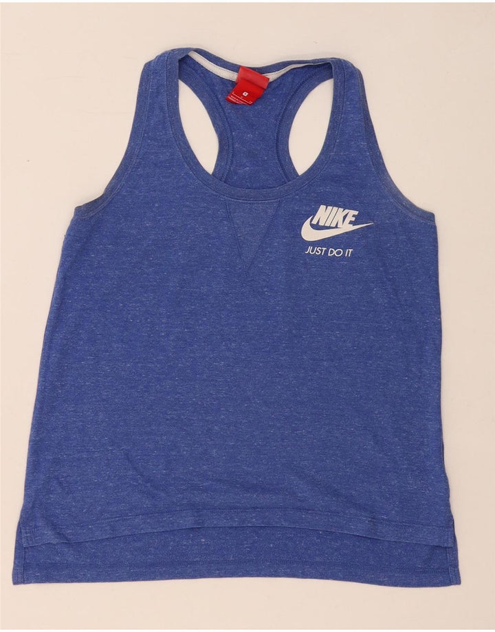 Nike Damevest Top UK 10 Small Blue Flecked