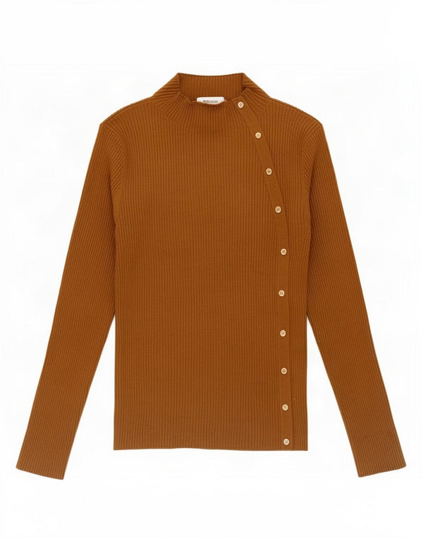 Zara Dame Top Langærmet UK 14 Stor Khaki Viscose