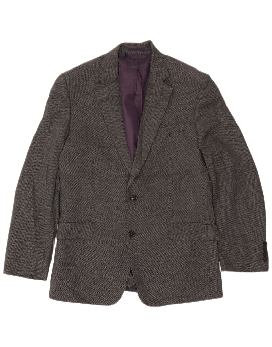 Marks & Spencer Herre 2-knaps Regular Fit Blazer-jakke UK 38 Medium Grey