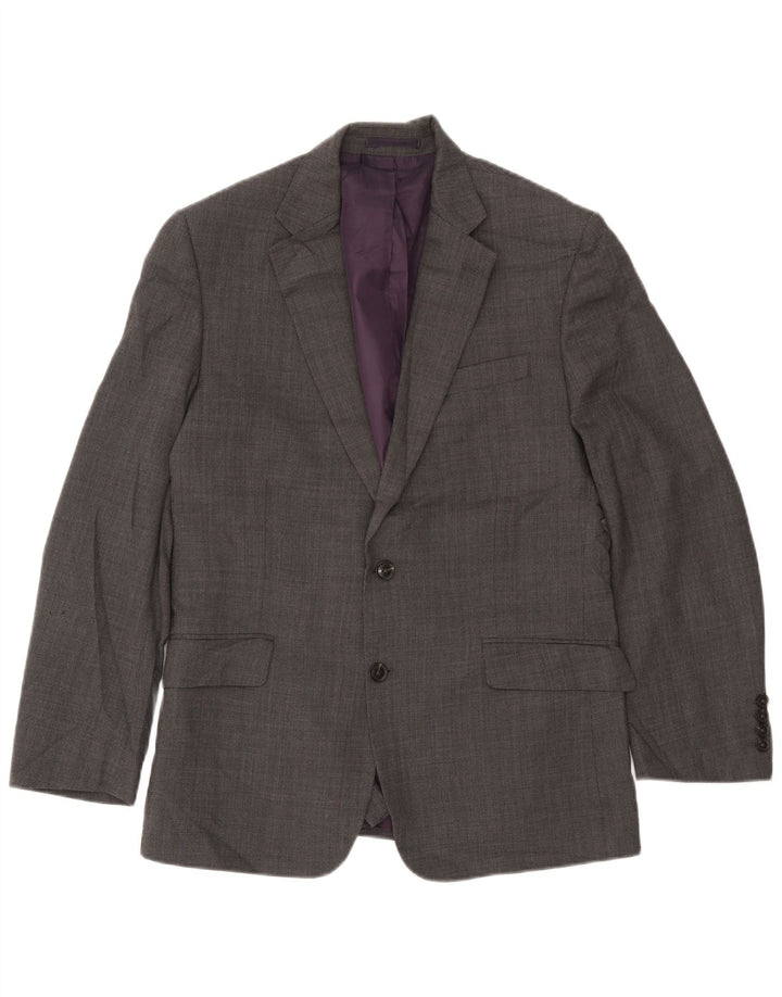 Marks & Spencer Herre 2-knaps Regular Fit Blazer-jakke UK 38 Medium Grey