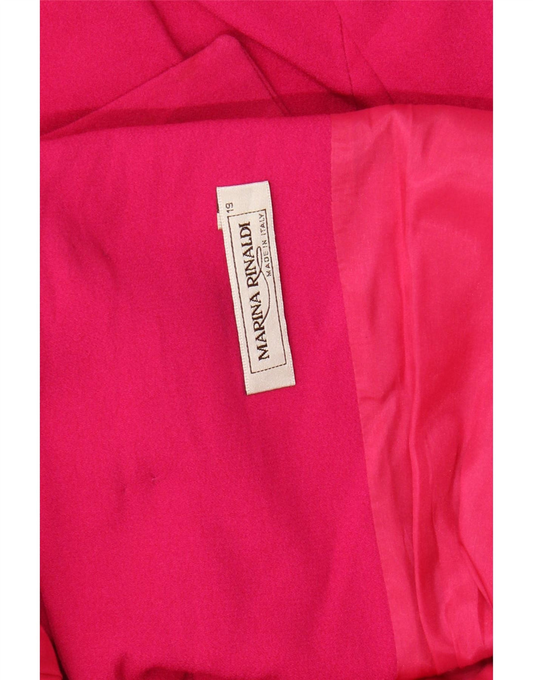 MARINA RINALDI Dame 3-knaps blazerjakke størrelse 19 Small Pink