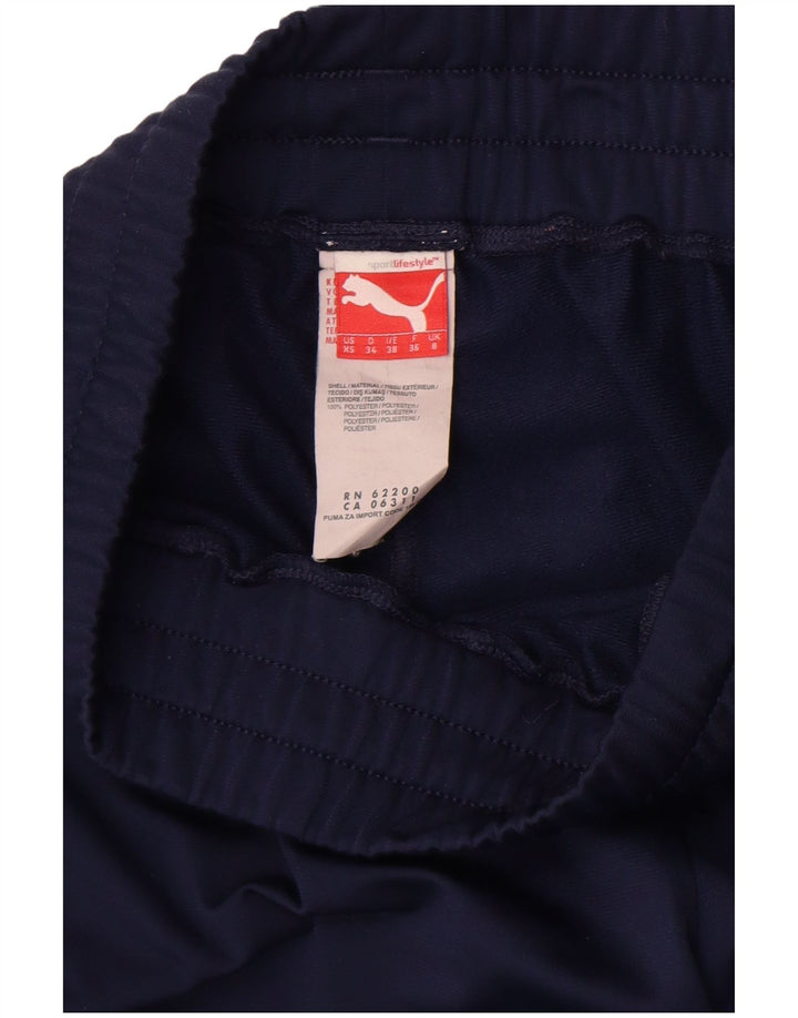 Puma træningsdragt til kvinder Joggers UK 8 Small Navy Blue Polyester
