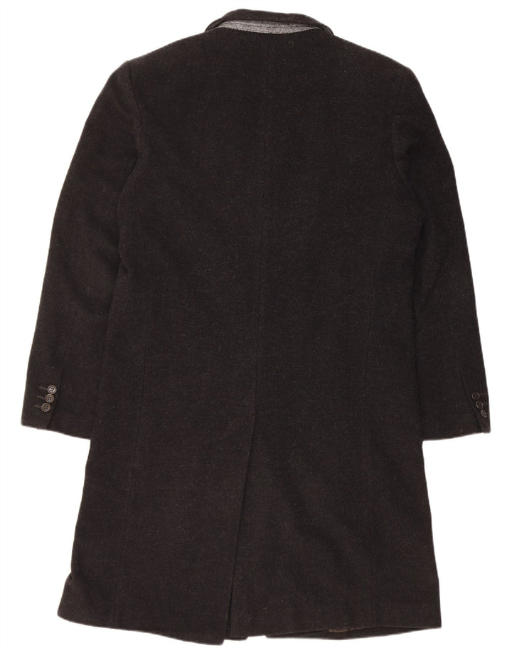 Marks & Spencer Herre Overfrakke UK 36 Small Grey Wool