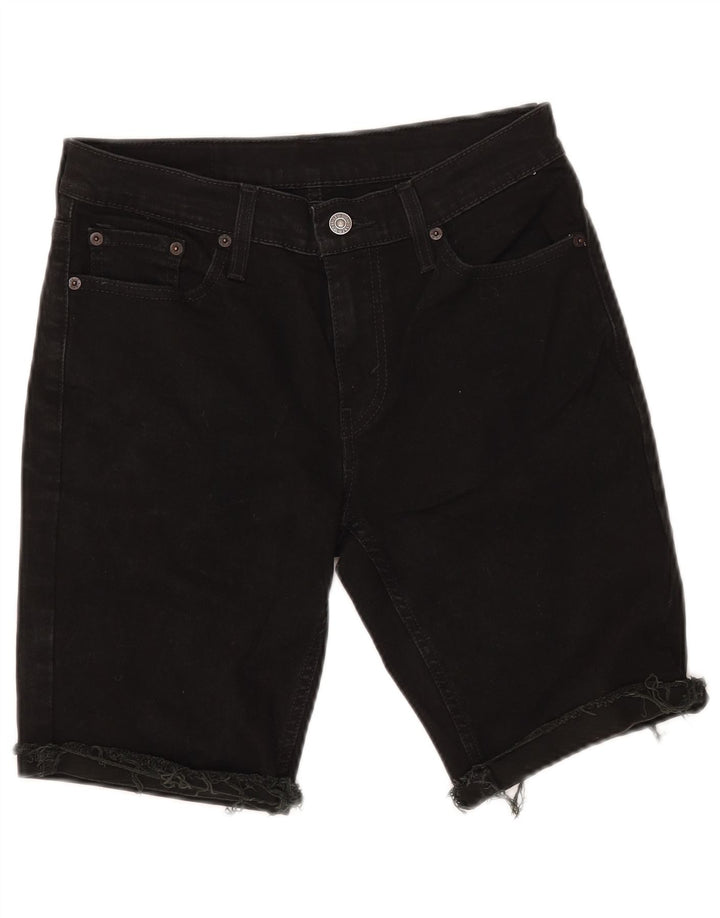 LEVI'S Womens 511 denimshorts W30 Medium Black Bomuld