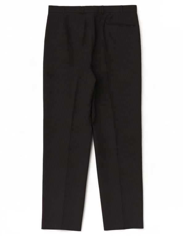Marks & Spencer Herre Pegged Chino Bukser W36 L31 Marineblå nålestribe