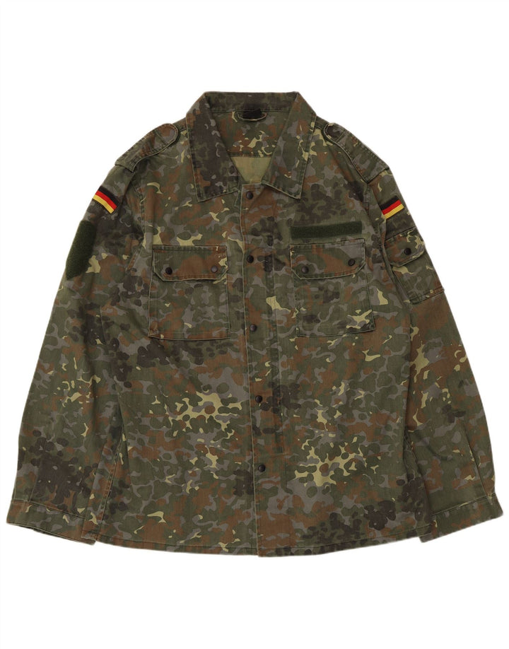 Brandit Herre Military Jacket UK 42 XL Khaki Camouflage Polyester