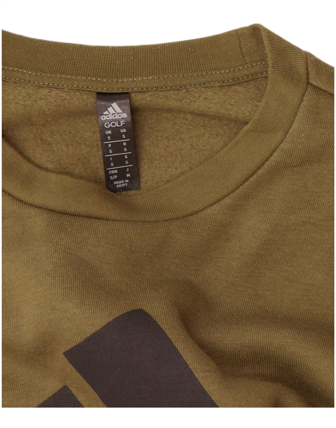 Puma Herre Grafisk Sweatshirt Jumper Small Khaki Bomuld
