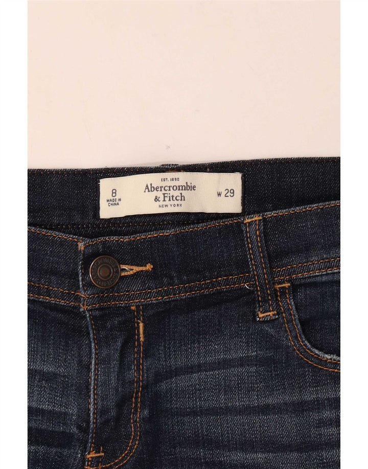 Abercrombie & Fitch denimshorts til kvinder US 8 Medium W29 Navy Blue