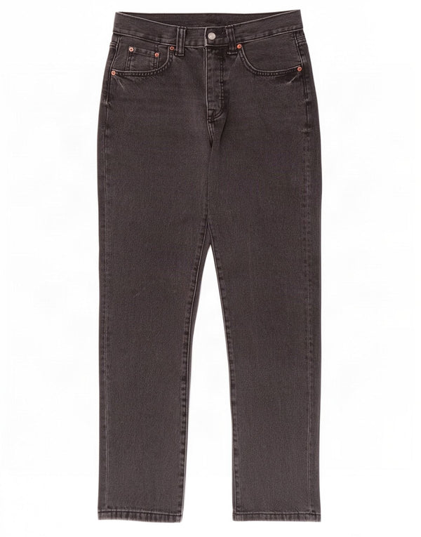 Zara Herre High Waist Slim Jeans EU 38 Small W30 L30 Black