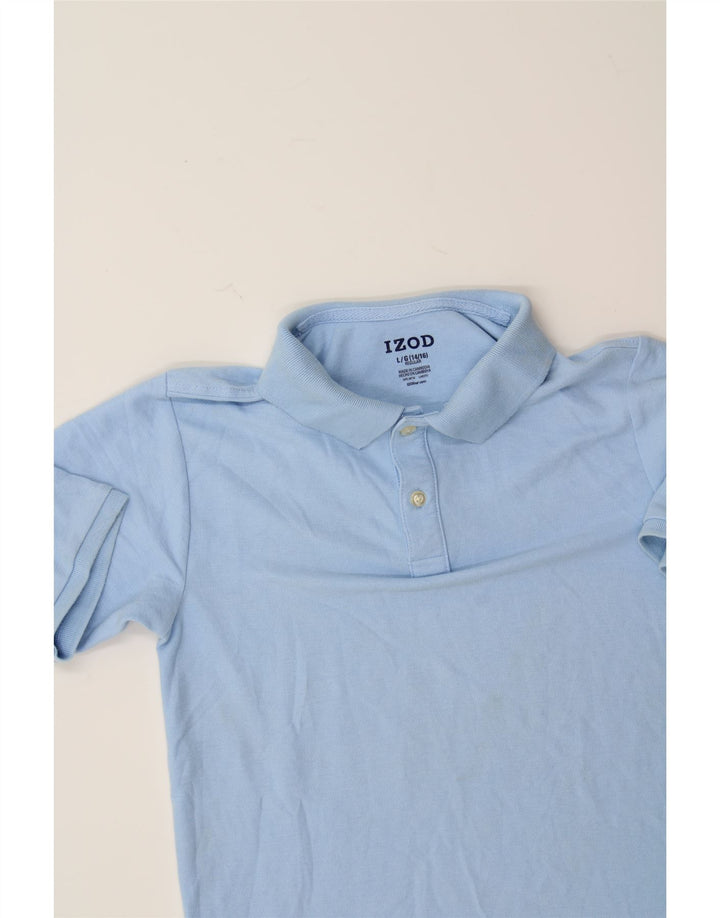 IZOD Boys Regular Polo Shirt 14-15 Years Large Blue Cotton Vintage Izod and Second-Hand Izod from Messina Hembry 