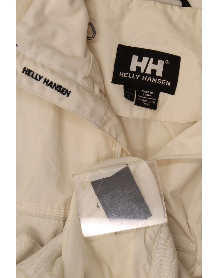 Helly Hansen Herre Bomber Jacket UK 40 Large Off White Nylon