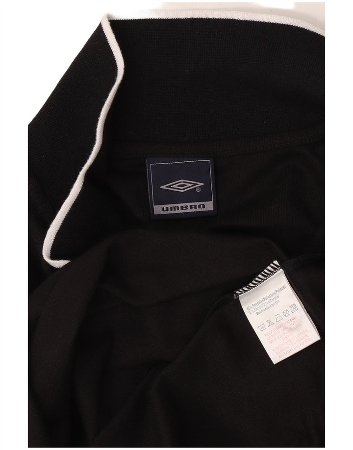 Umbro Herre Polo Shirt Stor Sort Polyester