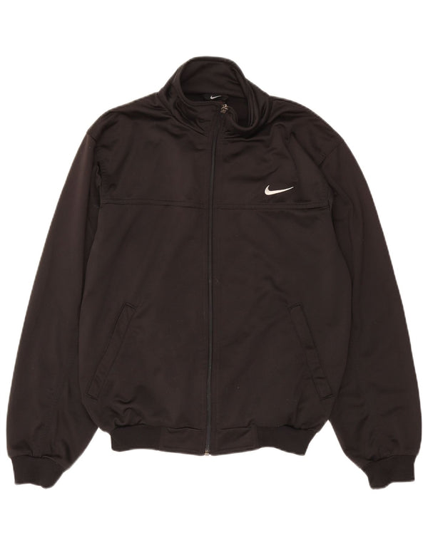 Nike Grafisk træningsdragt topjakke til mænd UK 34/35 XS sort polyester