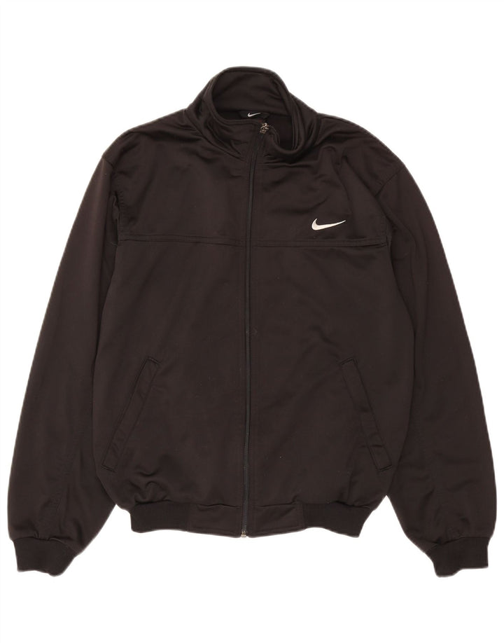 Nike Grafisk træningsdragt topjakke til mænd UK 34/35 XS sort polyester