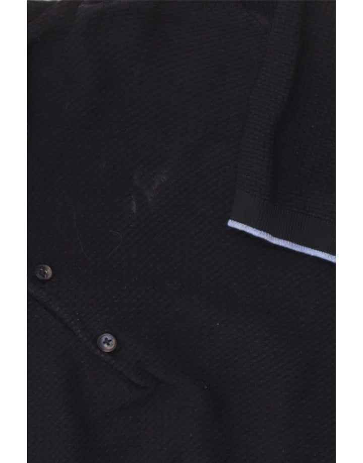 Massimo Dutti Herre poloshirt Stor marineblå bomuld