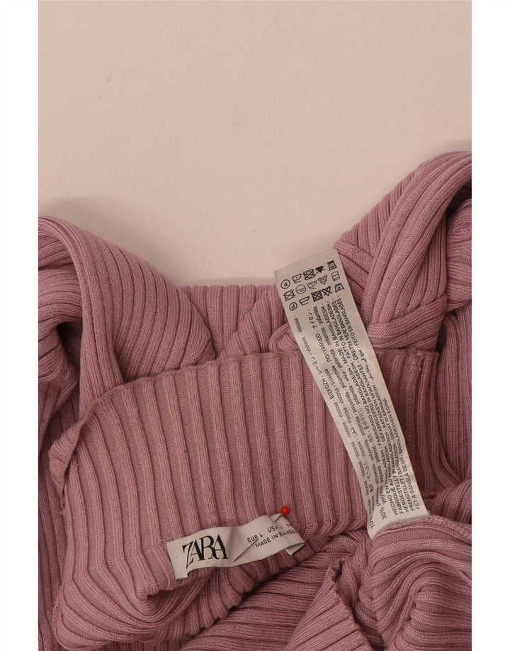 Zara Dametop Langærmet UK 14 Large Pink