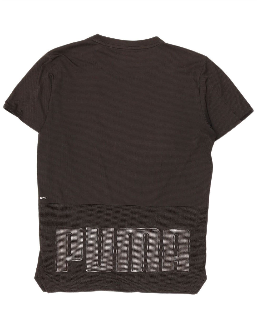 Puma Herre Grafisk T-Shirt Top Lille Sort Polyester Sports
