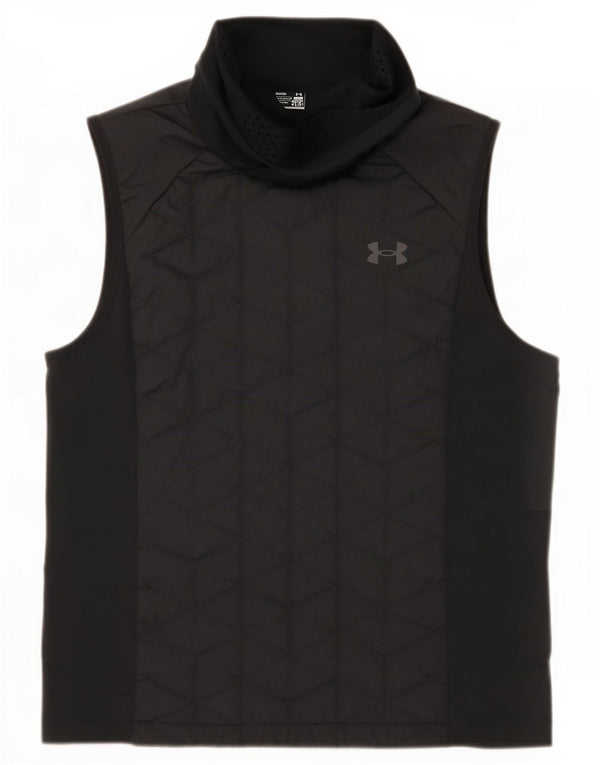 Under Armour Dame Cold Gear Vest Top UK 14 Medium Sort Polyester